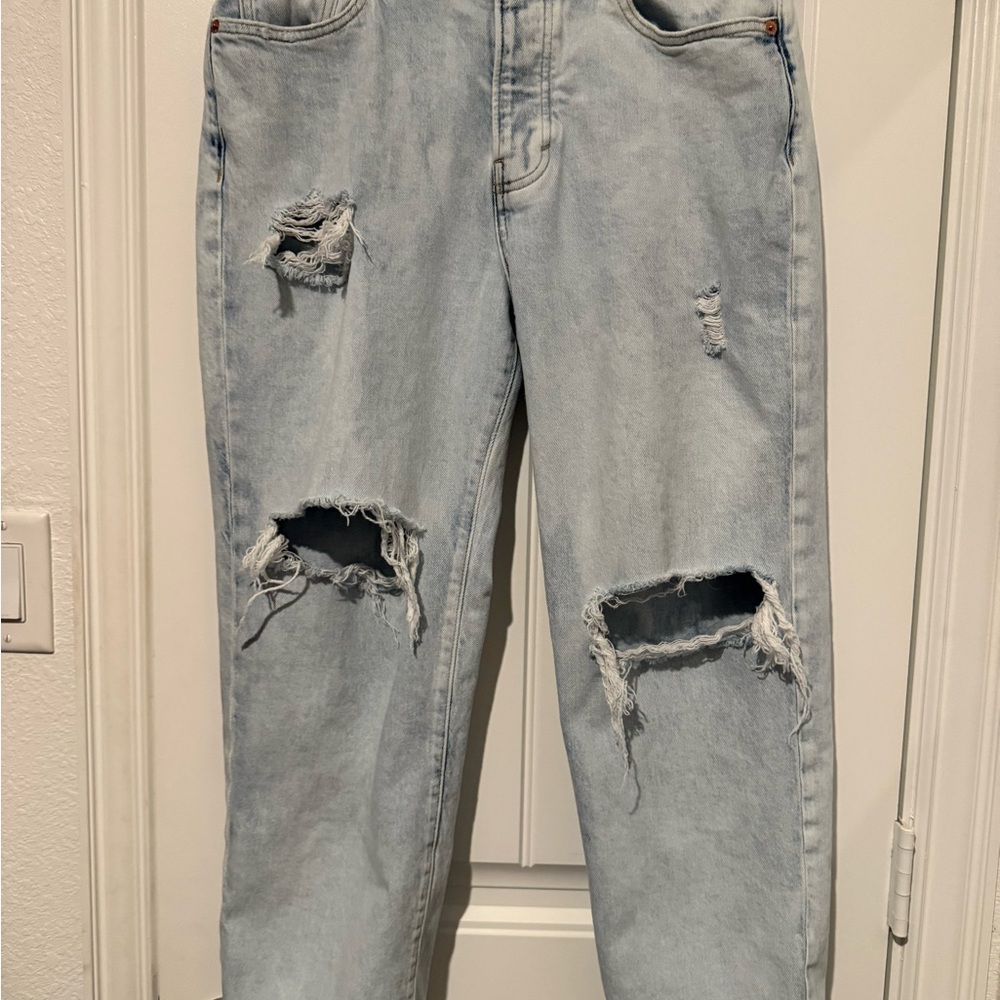 Lucky Distressed Light Blue Women's Jeans